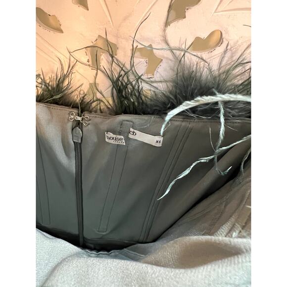 House of CB Juliene Eucalyptus Maxi Dres Size XS Extra Small - Picture 8 of 9